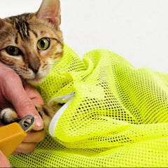 Multi-functional Fitted Mesh Bag Pet Grooming